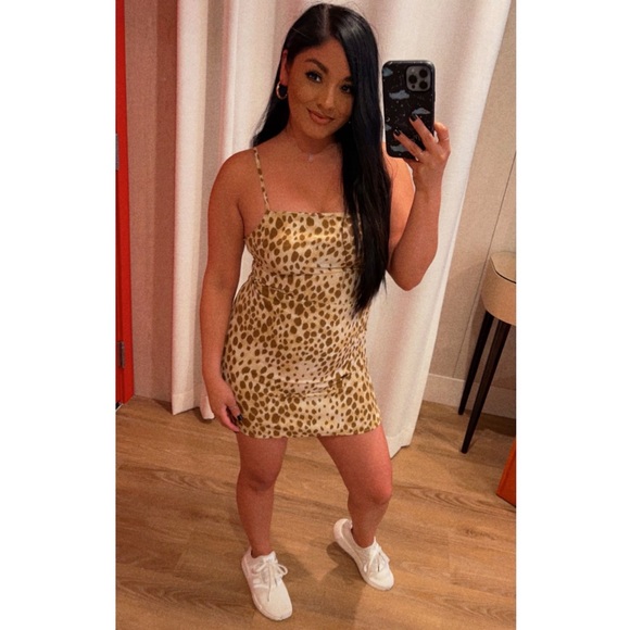 Spotted Print Cami Mini Dress - Picture 4 of 4